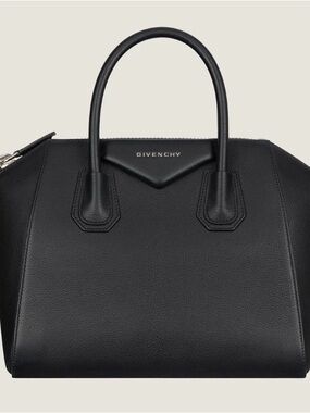 Givenchy Antigona Black Grained Leather Satchel